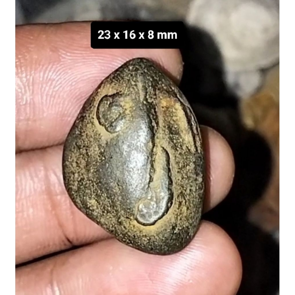 Batu badar besi pulosani natural, asli alam