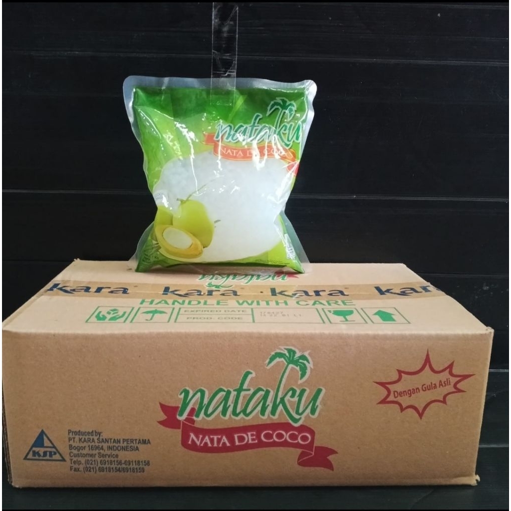 nataku nata de coco 1ltr 1dus isi 6