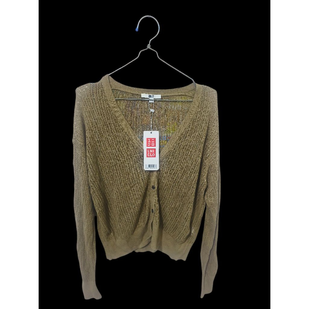 Cardigan Coklat Uni