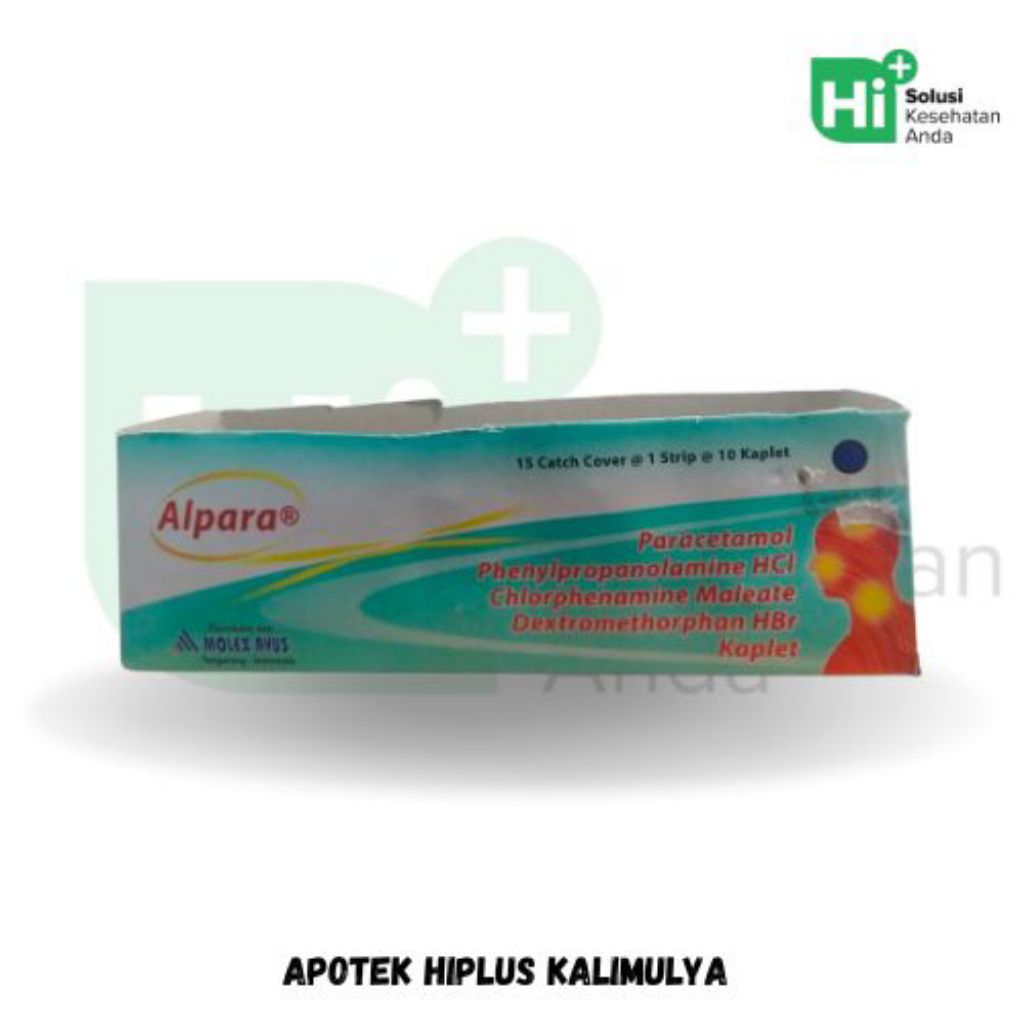 Alpara Kaplet Obat Batuk dan Flu, 1 Strip Isi 10 Kaplet