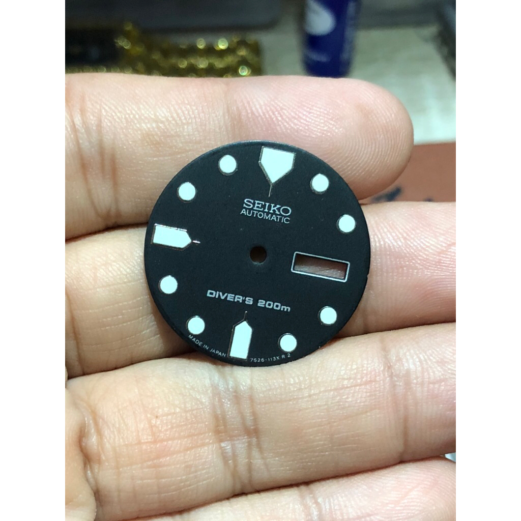 dial seiko diver copotan jam siap pakai mulus