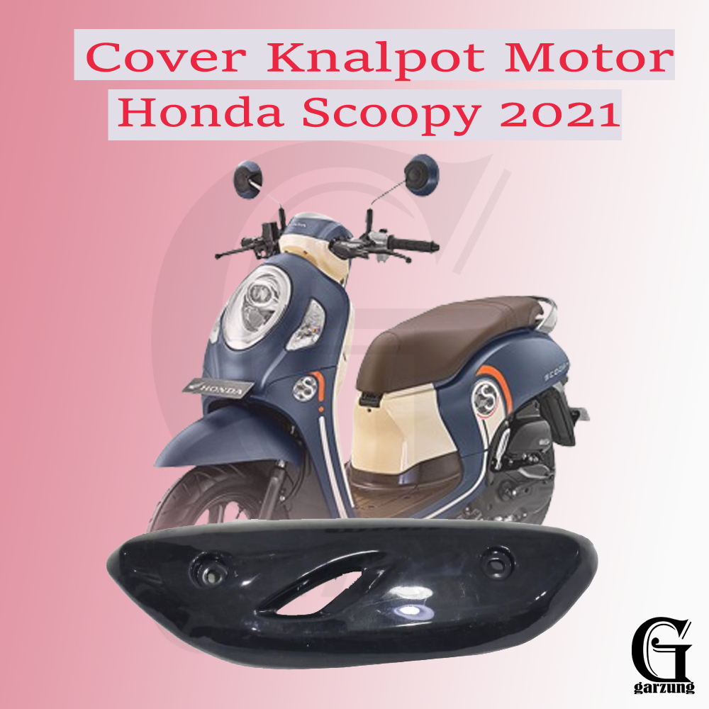 Cover Pelindung Tutup Knalpot Motor Honda Scoopy 2021 Garzung