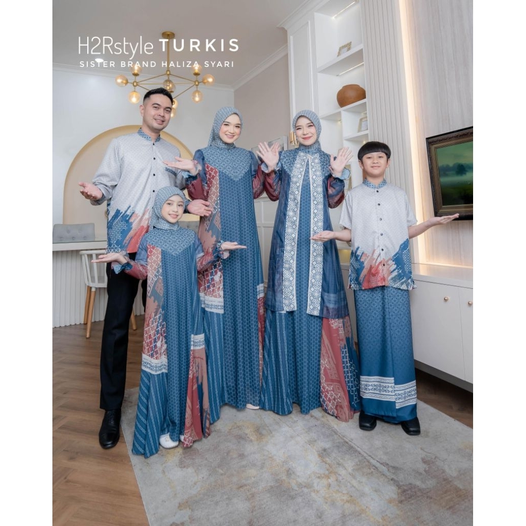 Sarimbit Haliza An Najah Turkis by Haliza Gamis Abaya Haliza Ghina by Haliza Syar'i Haliza Style Gam