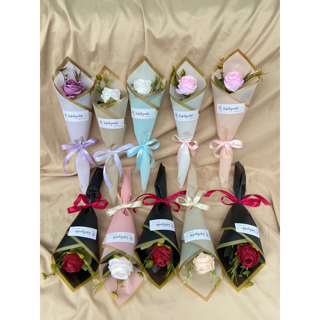 Single Rose Bunga 1 kuntum buket bunga murah