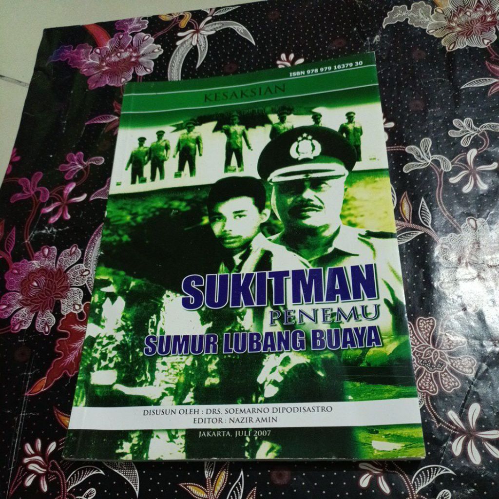 Buku kesaksian Sukitman penemu Sumur Lubang Buaya