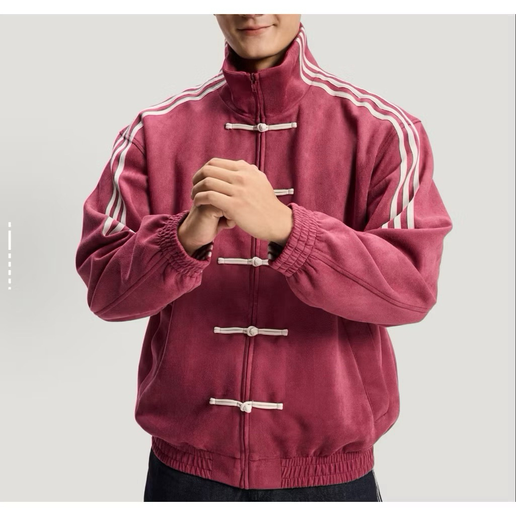 MIIKUBIIKU jacket cheongsam china style bahan suede bludru