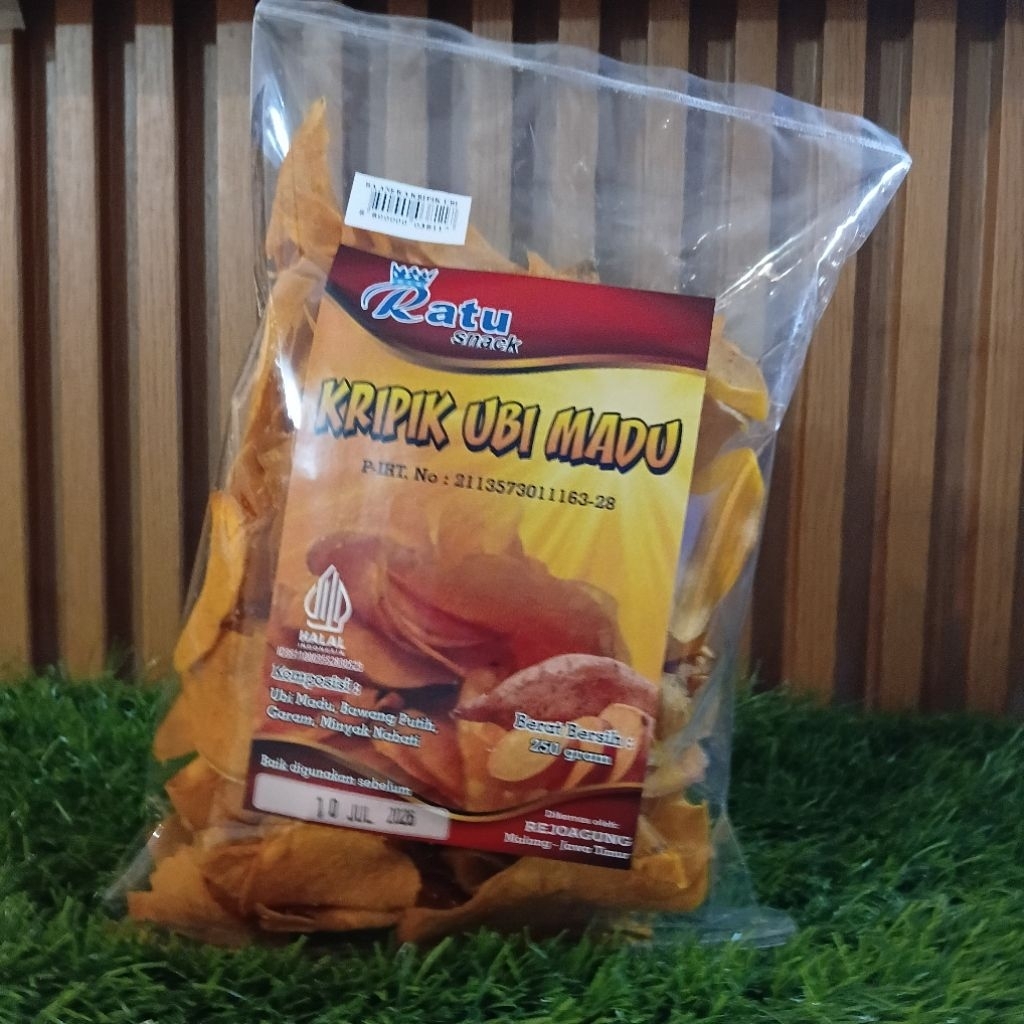 Ratu snack kripik ubi ungu dan madu