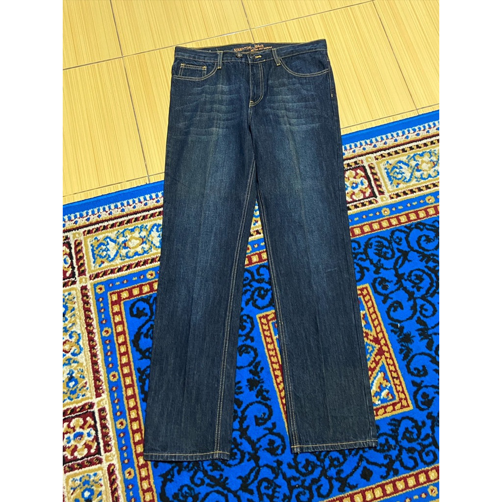 Celana Jeans Giordano Essential Original Navy - size 34