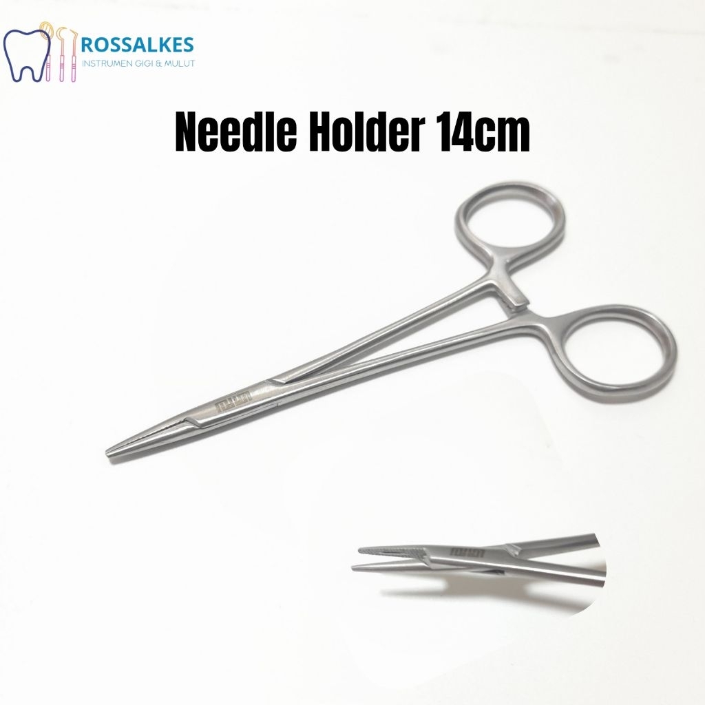 Needle Holder 14cm | Instrumen Bedah | Gunting Bedah