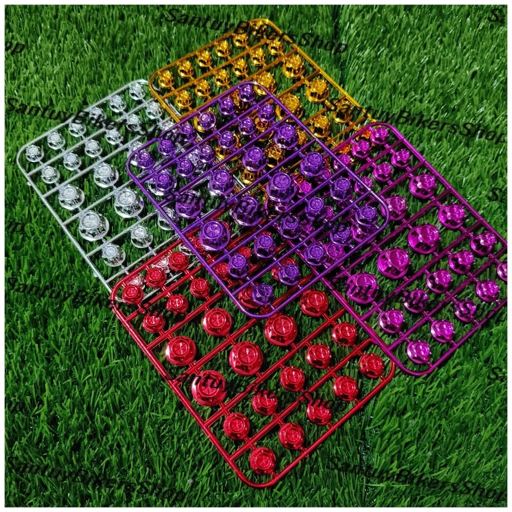 Tutup baut L gold tutup baut variasi motor monel baut cover baut probolt kondom baut variasi motor