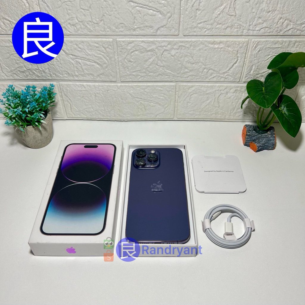 iPhone 14 Pro Max 256GB Deep Purple Ex-Inter SIM Lock Locked RSim R SIM Fullset Mulus Bekas Second