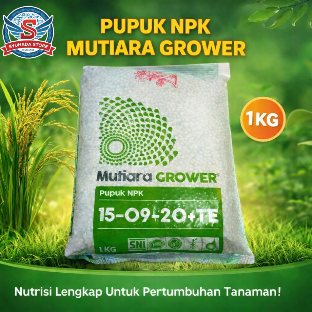 PUPUK NPK MUTIARA GROWER 1 KG
