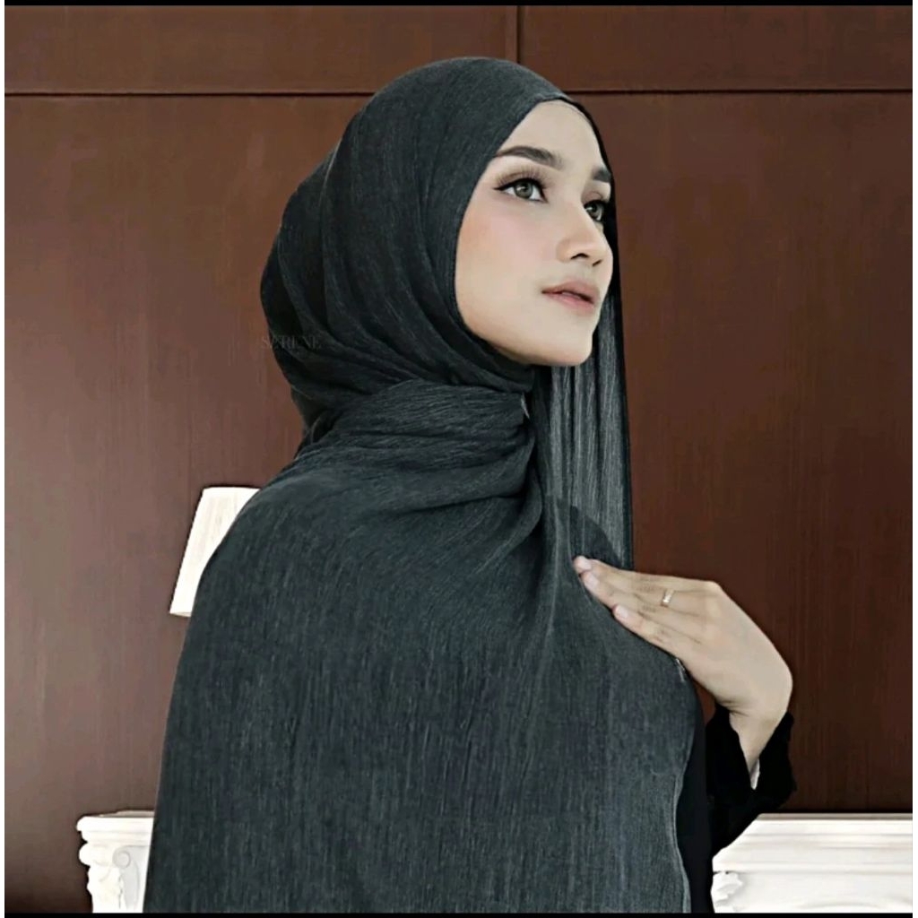 Pashmina Viscose Highlight/Pashmina viscose Teksture hijab viral by Khalid Collection