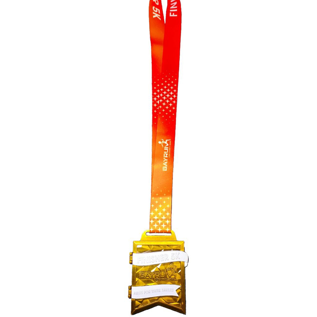 Medali Finisher Running Event Lari Bayrun Charity 2025 - 5K
