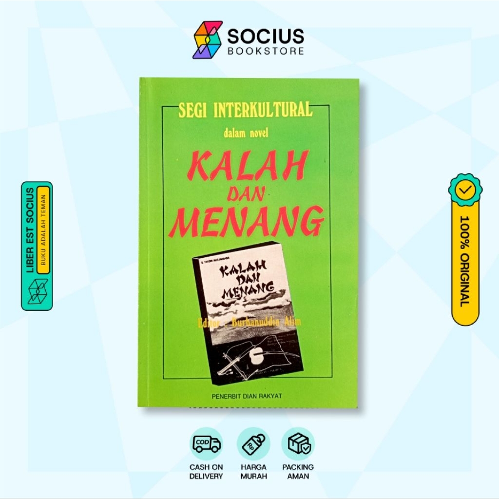 BUKU [ ORIGINAL ] SEGI INTERKULTURAL DALAM NOVEL KALAH DAN MENANG - BUHANUDDIN ALIM