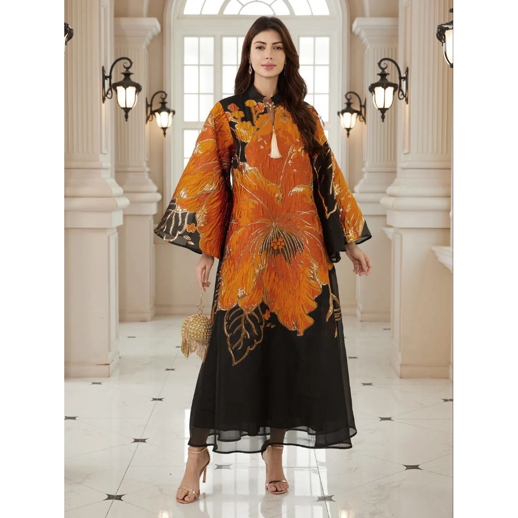 Dress pesta kaftan marocco turki