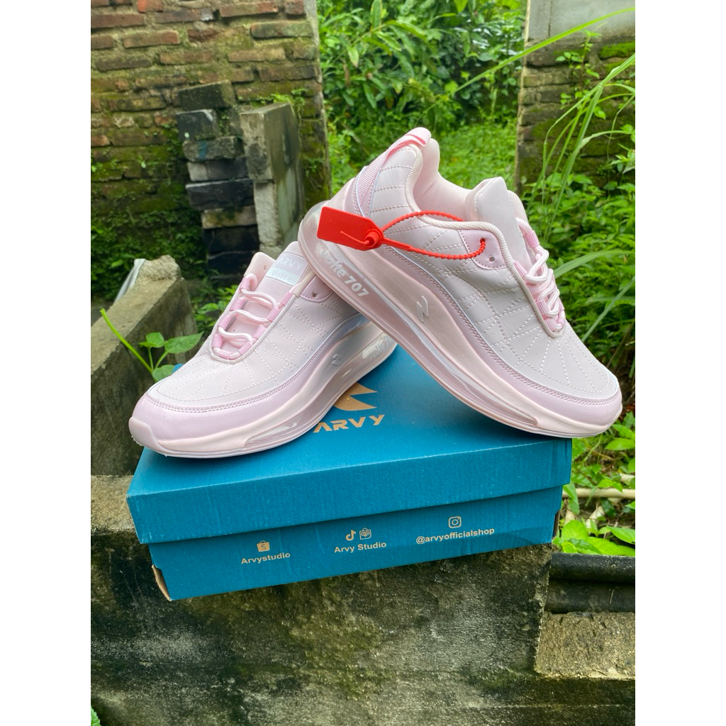 sepatu runing ARVY  volte 707 pink