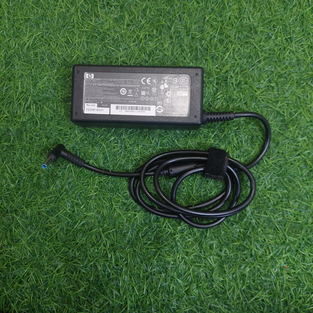 ADAPTOR CHARGER LAPTOP BEKAS HP 19.5V 3.33A