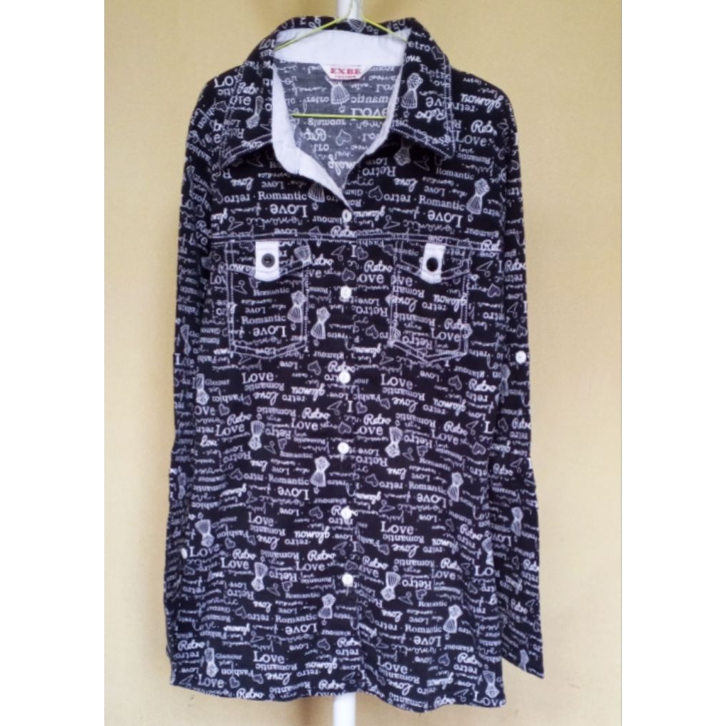 224. kemeja anak laki-laki/perempuan 10th exbe