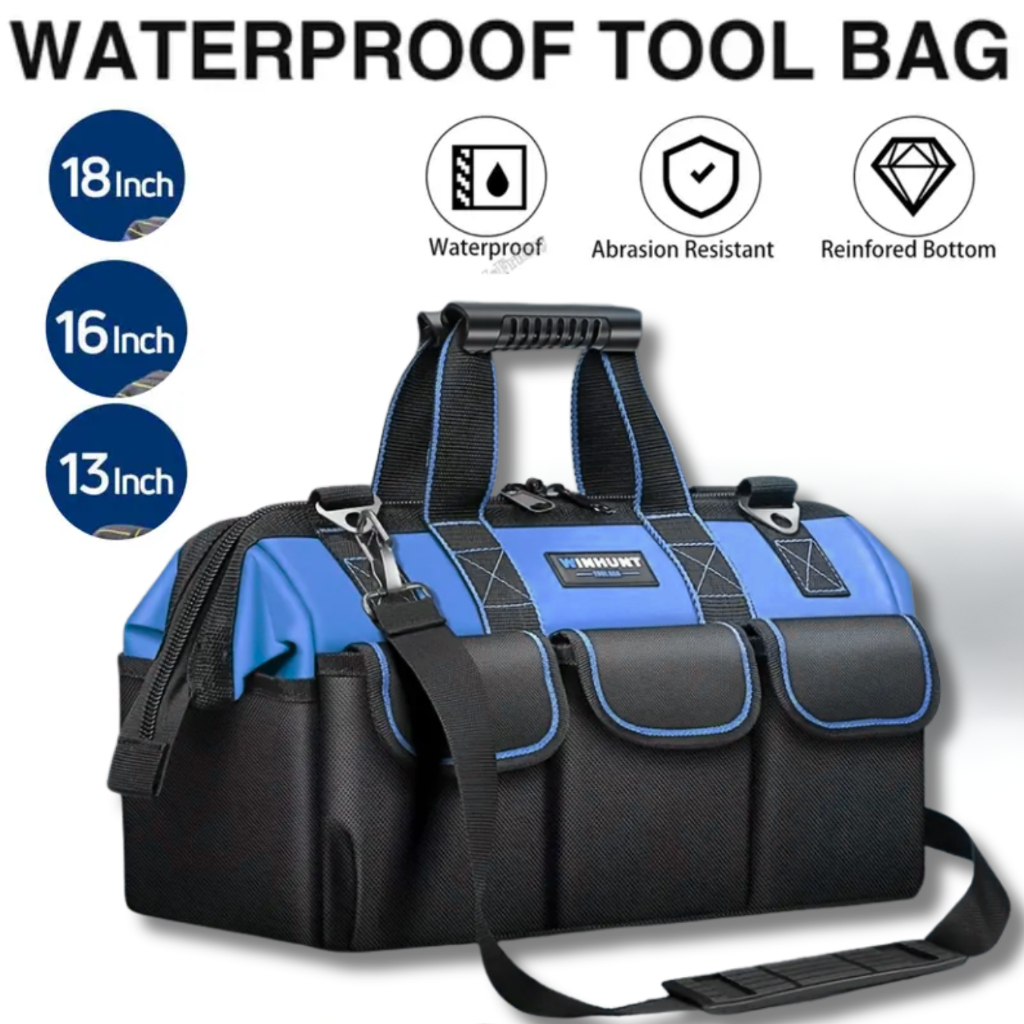Taffware Tas Perkakas 18 16 13 Inch tool bag waterproof - A03403