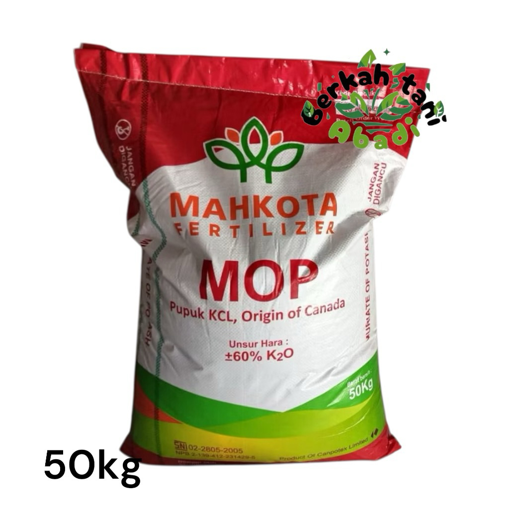 Pupuk KCL Mahkota 50 kg - Tingkatkan Hasil Panen dan Kualitas Tanaman