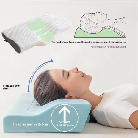 AG Slow Rebound Space Memory Foam Pillow Household Cervical Spine Protection To Help Sleep Sleep Pil