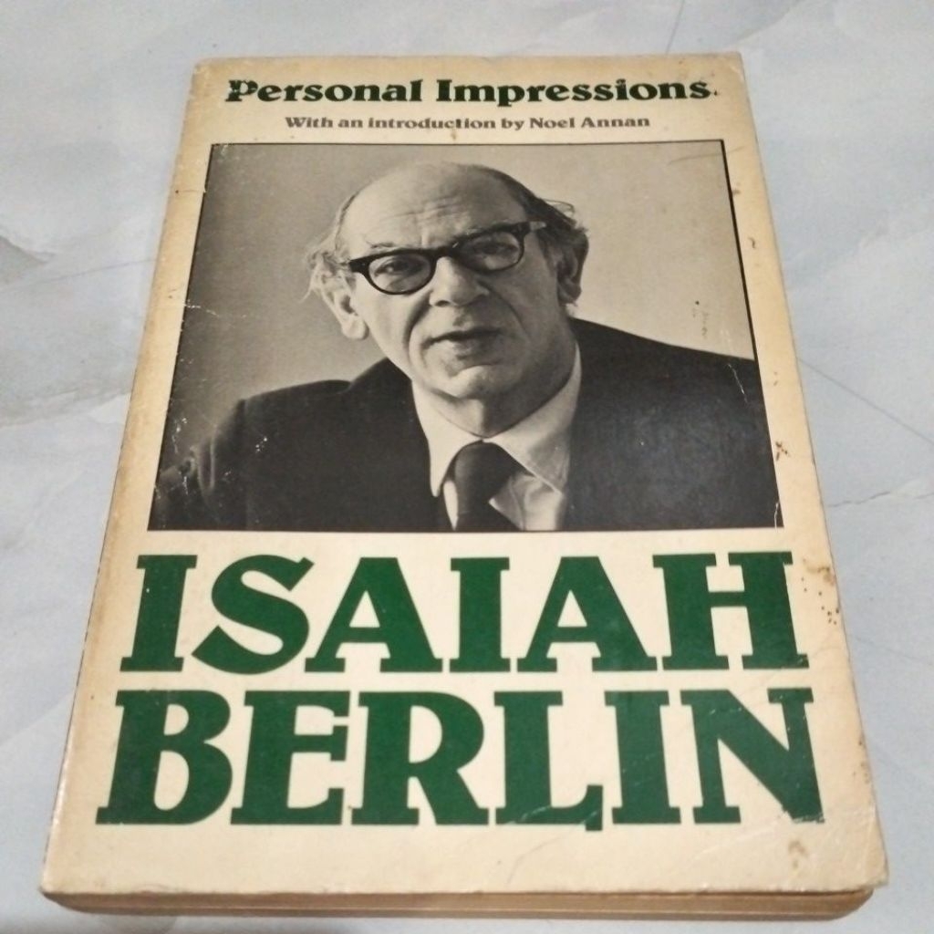 buku Isaiah Berlin personal impressions