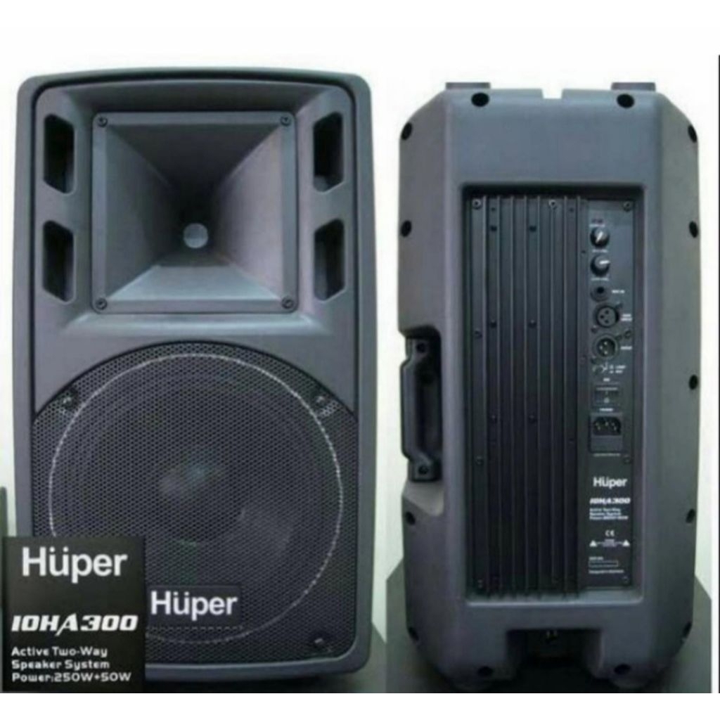 HUPER 10HA300 SPEAKER AKRIF HUPER 10 INCH 10-AH300 HARGA UNTUK 1UNIT