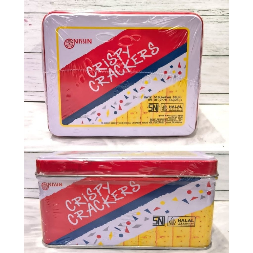 (PROMO) NISSIN CRISPY CRACKERS KALENG MURAH