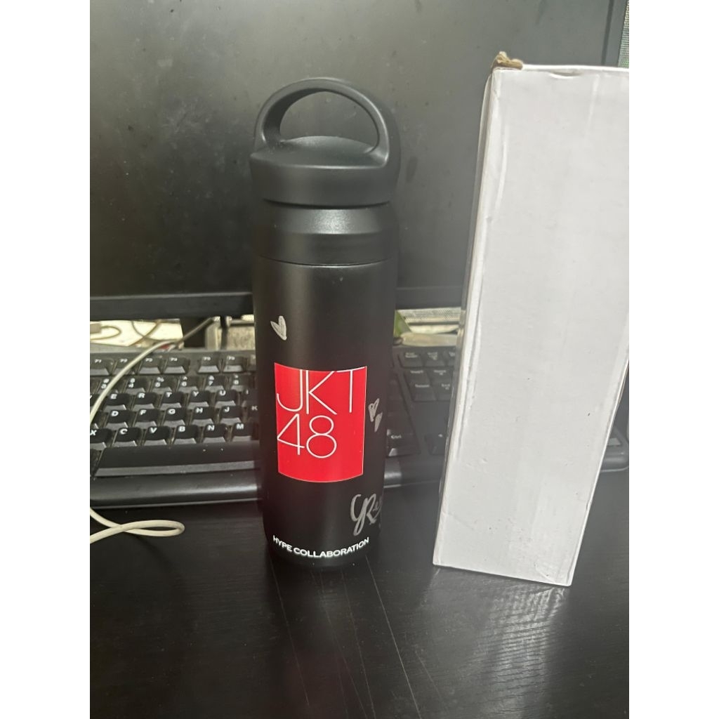 tumbler axioo x agres signed greesel jkt48