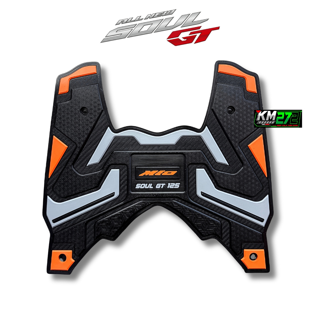 KM272 Alas Kaki Motor Mio Soul GT 125 | Pijakan Kaki Mio Soul GT 125 | ANTI SLIP & ANTI LICIN