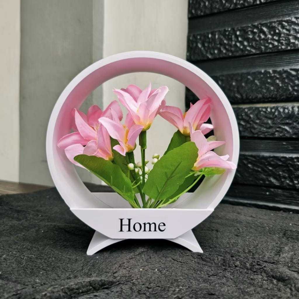 Tanaman bunga hias ruang tamu/bunga hias lemari/bunga hias lily pot mini