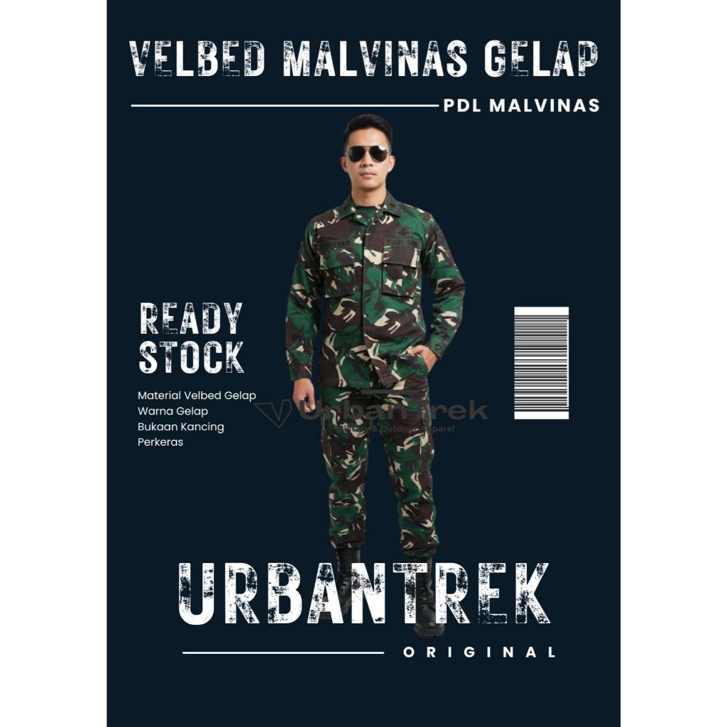 PDL Velbed Malvinas Gelap - UrbanTrek