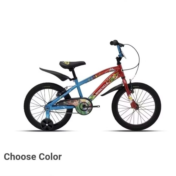 Sepeda Anak Laki BMX WIMCYCLE DRAGSTER OKI NIRMALA Ukuran 18 Inch Usia 5-7 Tahun