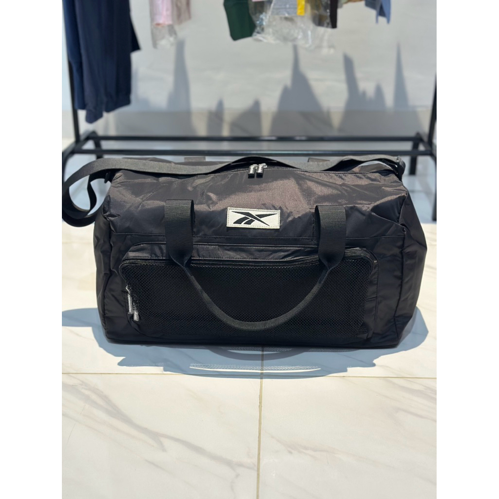 TAS DUFFLE GYM BAG REEBOK BENFORD ROLLING BAG REEURB2552B BLACK TAS SERBAGUNA ORIGINAL REEBOK