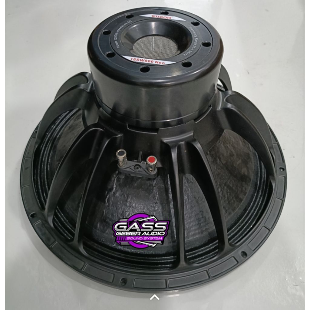 speaker 18 inch wisdom 18sw800 neo speaker wisdom 18sw800 neo