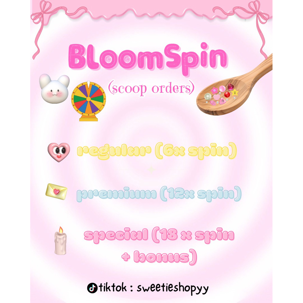 BLOOM SPIN PREMIUM  NO EXTRA PACKING VIDEO