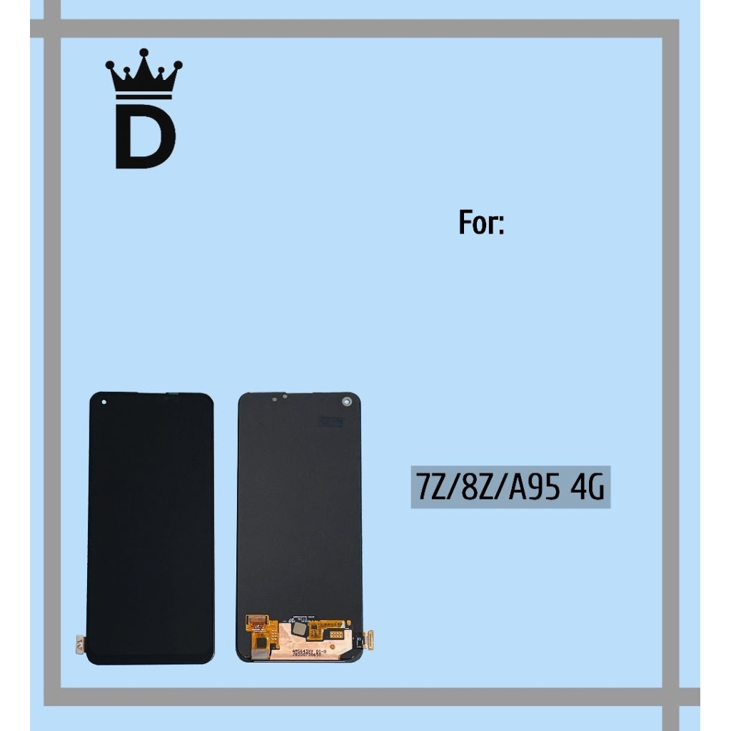 LCD TOUCHSCREEN OLED FINGER ON OPPO RENO7Z/8Z/A95 4G FULLSET