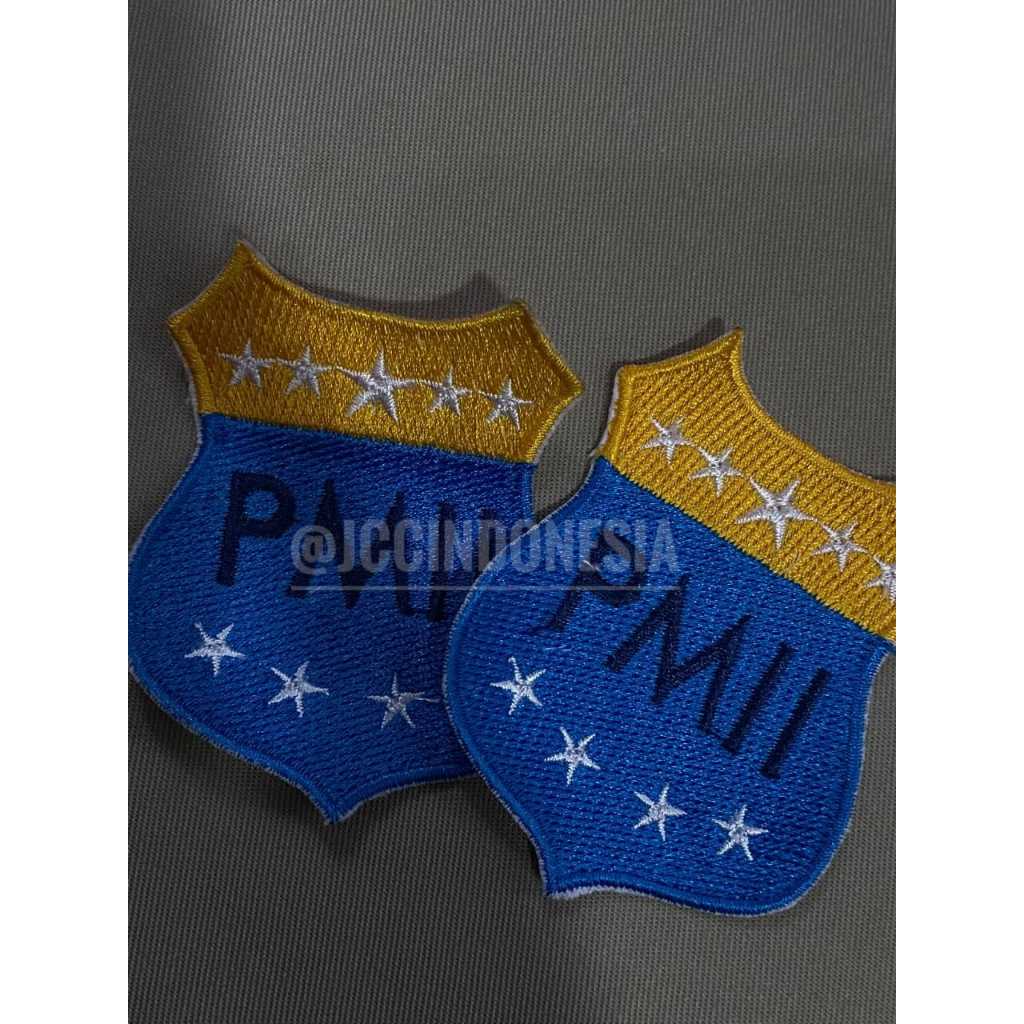Jasa Bordir PMII Berkualitas | Logo PMII + Nama + Rayon