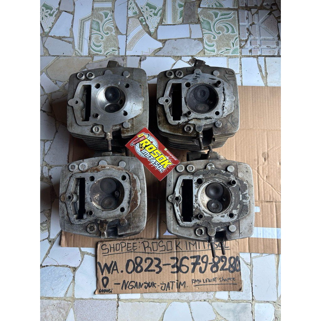 head kop tiger lama original cepotan montor