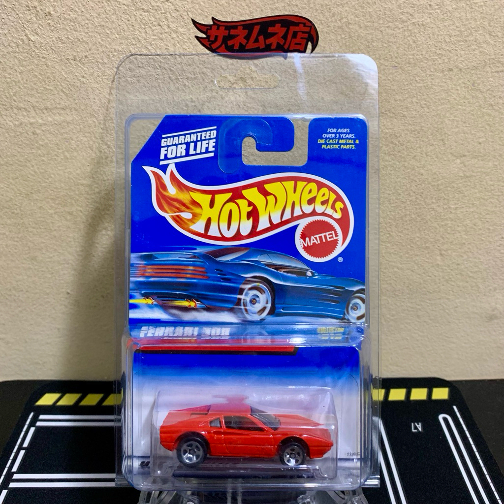 FERRARI 308 COLLECTOR #608 | HOT WHEELS MATTEL WHEELS | FREE CARD PROTECTOR