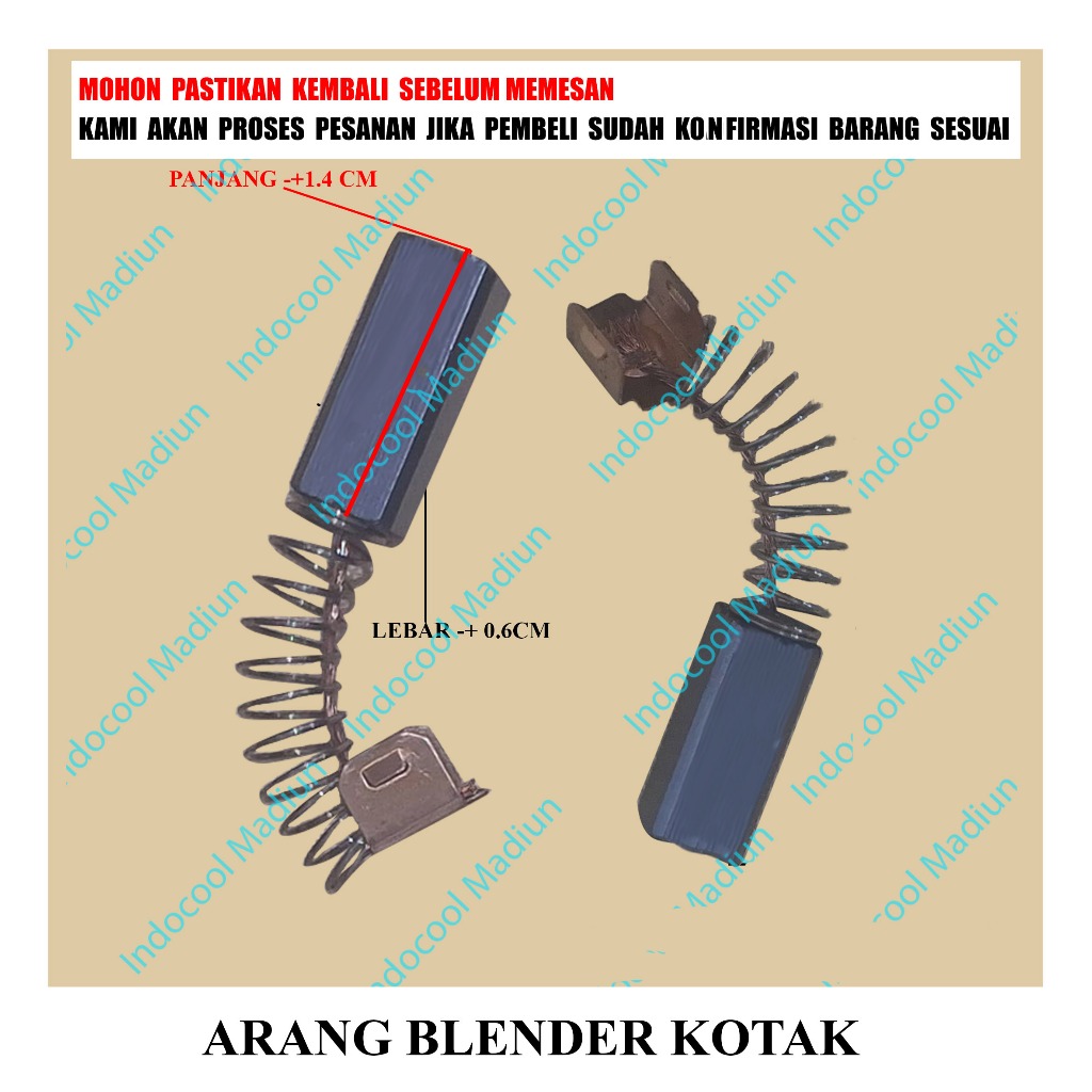 ABK ARANG CARBON BRUSH BLENDER / ARANG BLENDER KOTAK