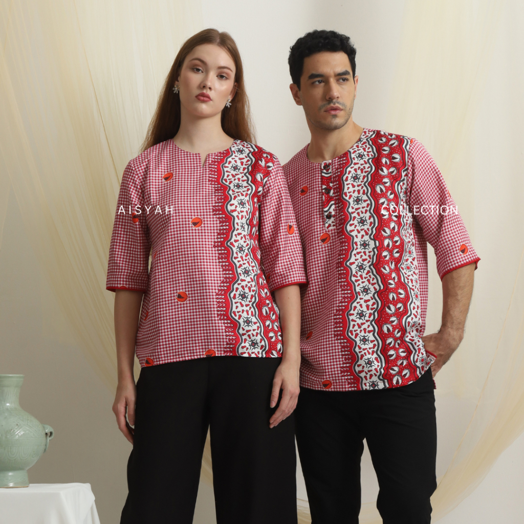 Etnik by Aisyah Collection - Baju cele ambon maluku - Batik - Baju seragam