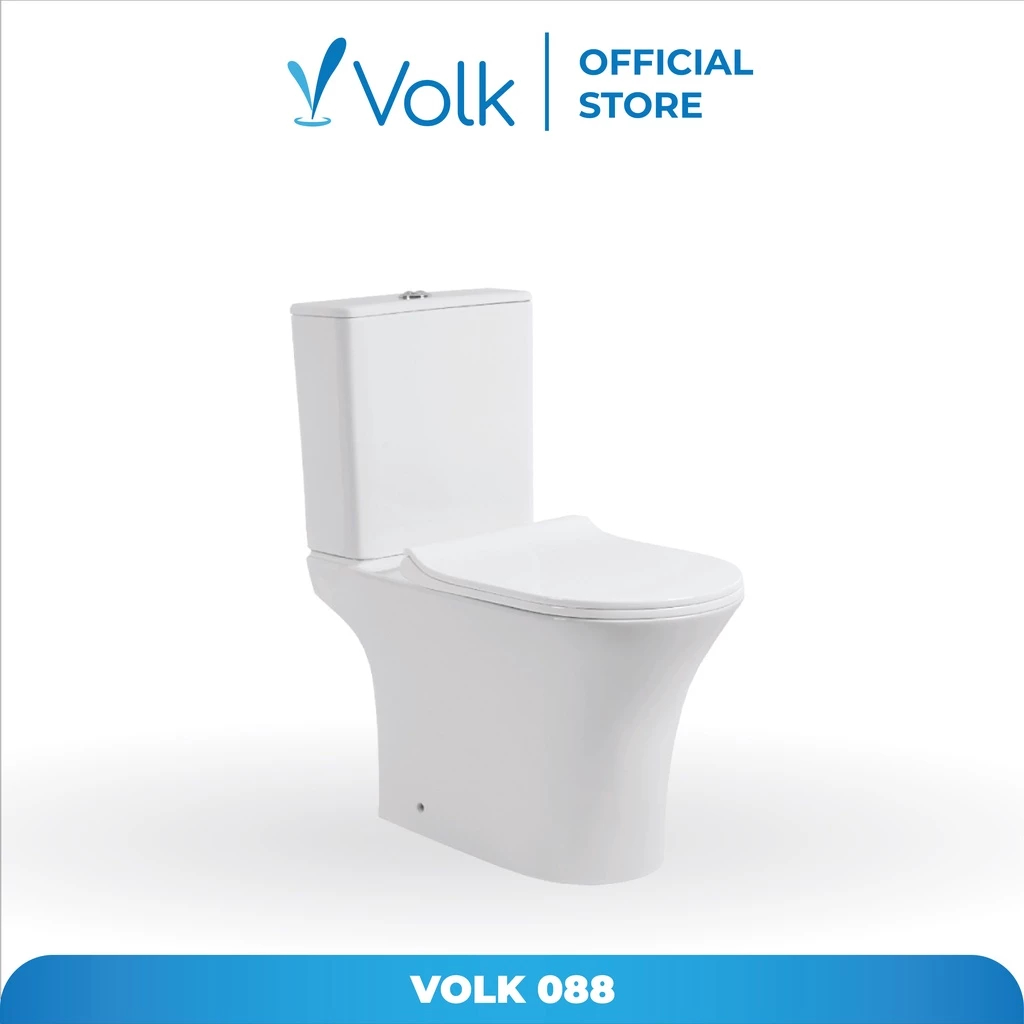 CLOSET DUDUK KLOSET VOLK 088R + Packing kayu