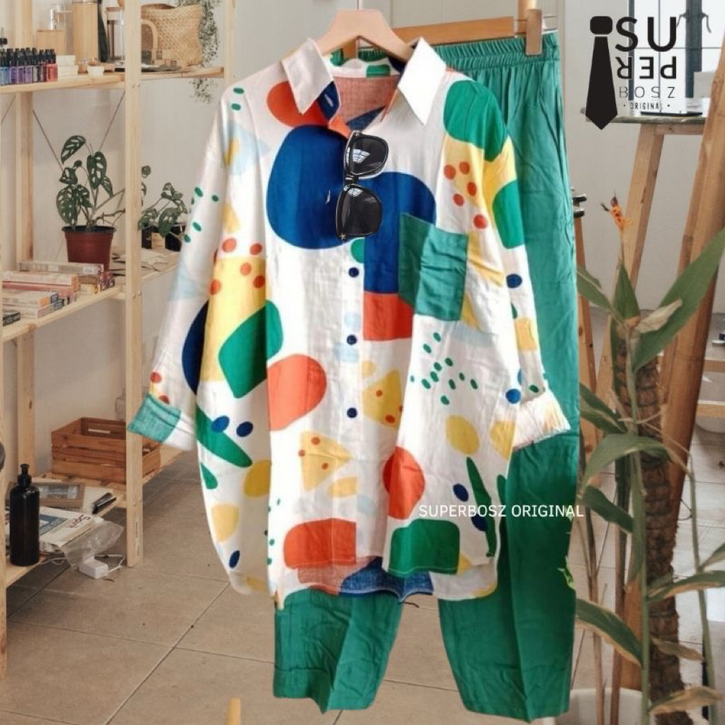 Grosir One set rayon premium | Best seler rayon | piyama | baju santai