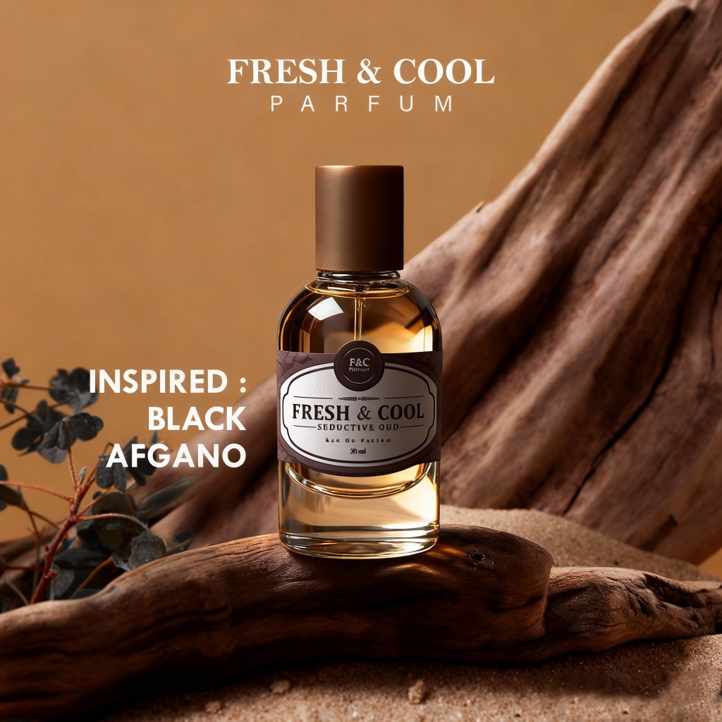 Fresh & Cool Parfum Seductive Oud Wood 30ml edp refill premium eau de parfume murah awet tahan lama