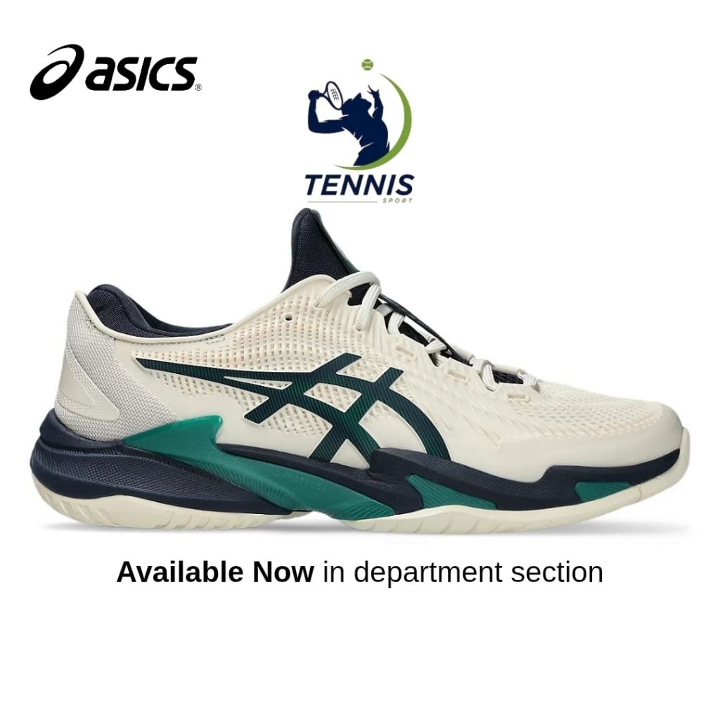 Asics Tenis Court FF 3 Novak Cream / Jasper Green
