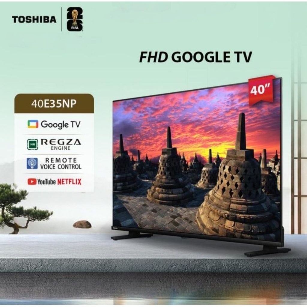Toshiba FHD Google TV Smart TV 40E35NP 40 inch Netflix / Youtube / Prime Video / Disney / TV Digital