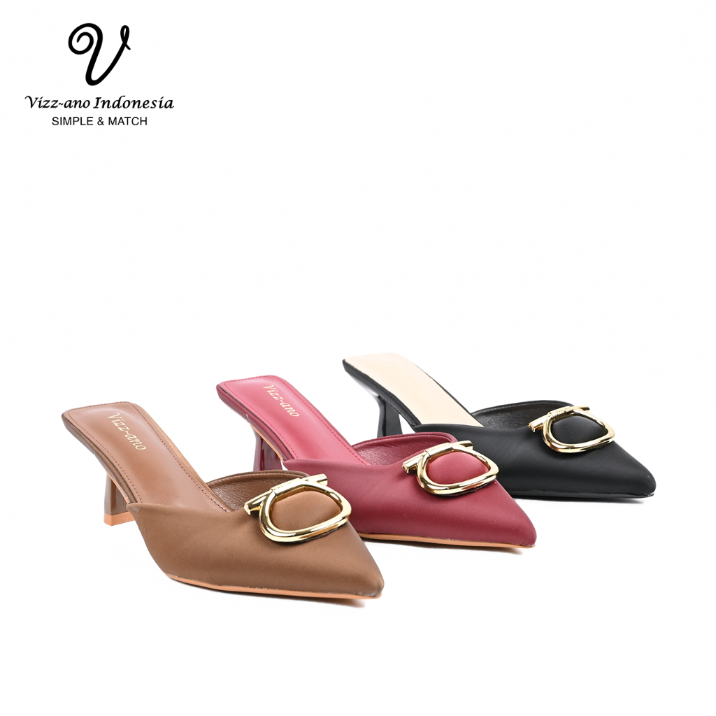 Vizzano Heels Lancip (Hak 5 cm) Design Priscilla