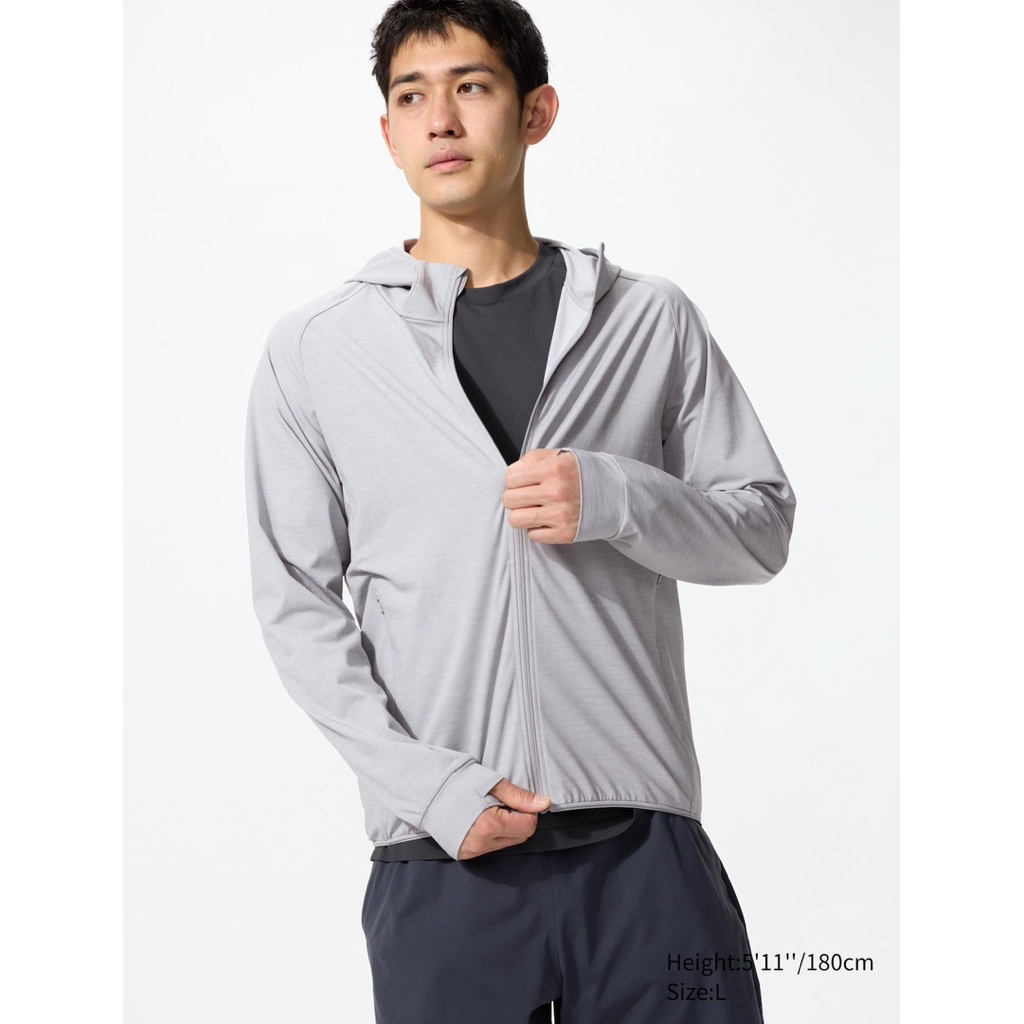 UNIQLO Men Jacket Dry Ex UV Protection Hoodie